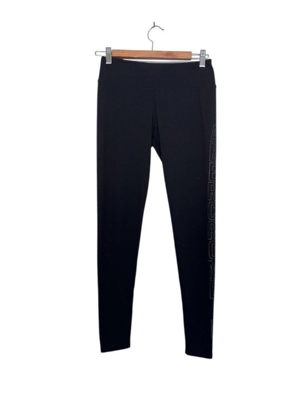 Abercrombie & Fitch Black Leggings with Side Logo size S